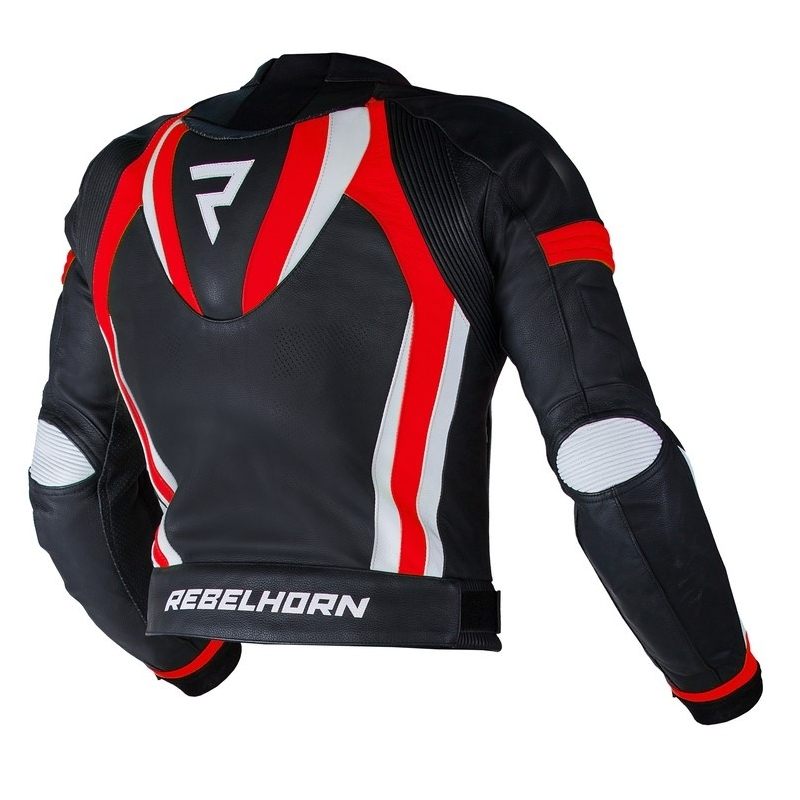 Rebelhorn Piston II PRO black-white-fluo red motoristična jakna razprodaja