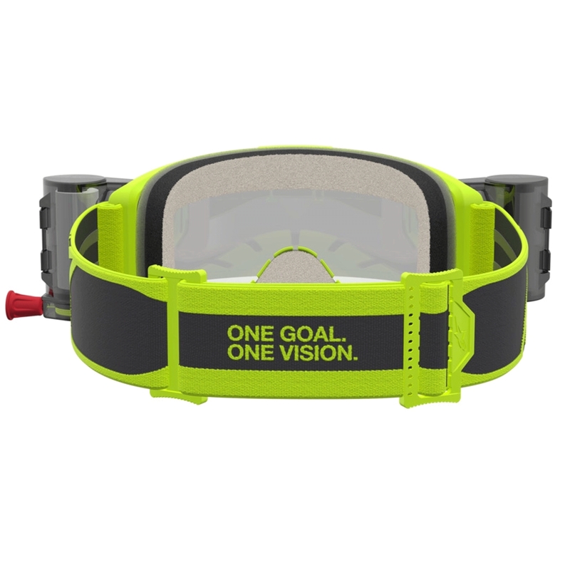 Motokros očala Alpinestars Vision 5 Rora Roll-Off fluo rumeno-črna