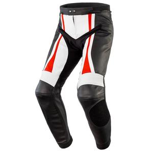 Rebelhorn Piston II PRO black-white-fluo red motoristične hlače za motoriste razprodaja