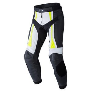 Rebelhorn Piston II PRO black-white-fluo yellow motoristične hlače za motoriste razprodaja