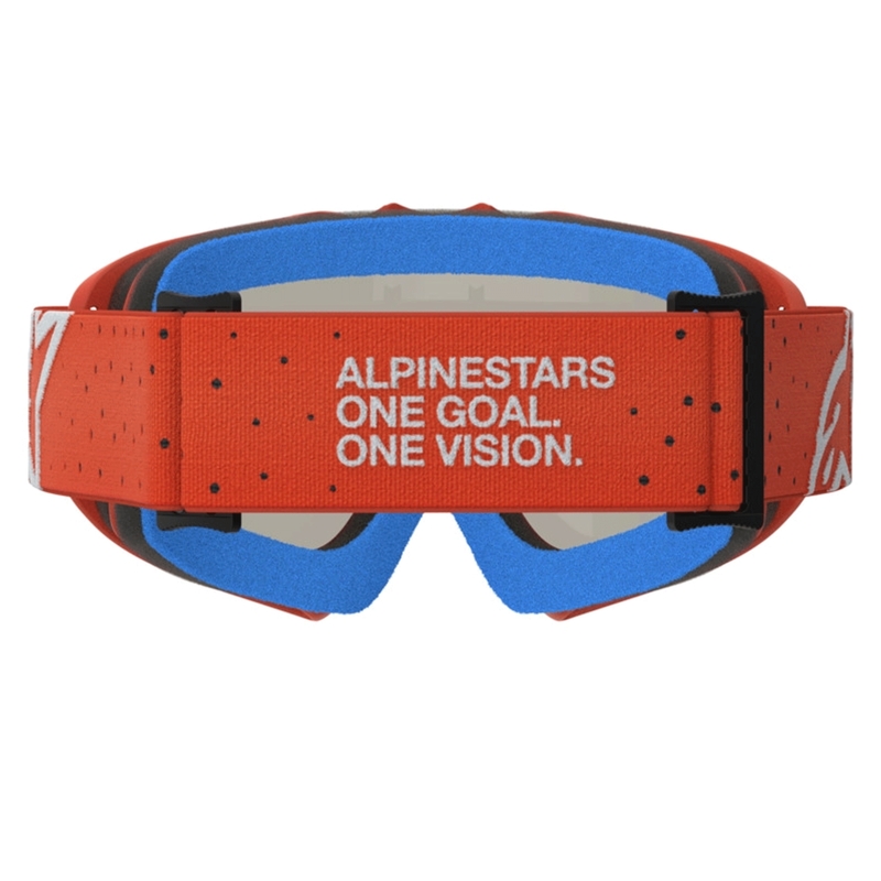 Otroška motokros očala Alpinestars Vision Youth Vesta oranžno-srebrna