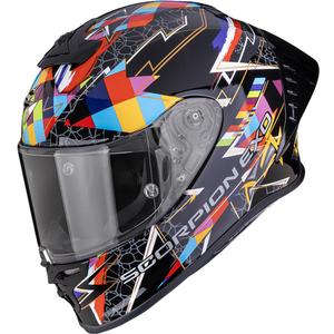 Scorpion EXO-R1 EVO II Air Pouls integralna motoristična čelada črno-večbarvna