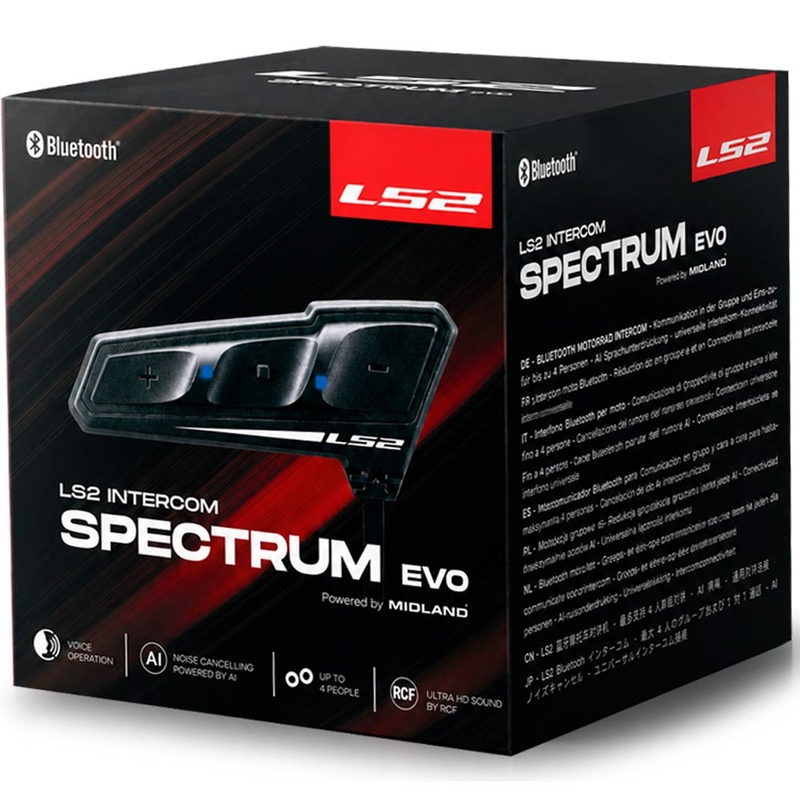 Bluetooth domofon LS2 Spectrum EVO črne barve