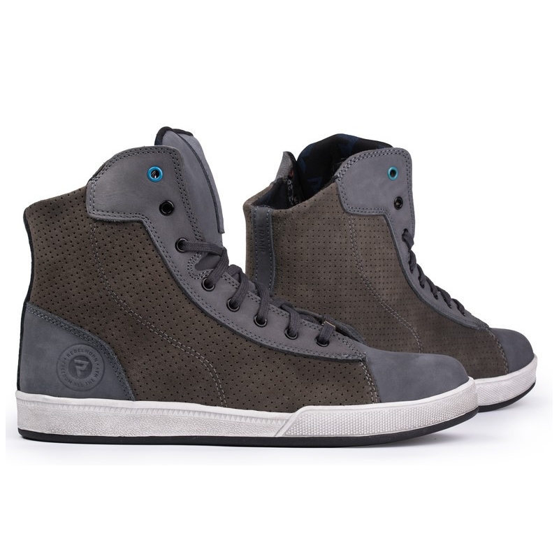 Rebelhorn Tramp Grey Motorcycle Boots