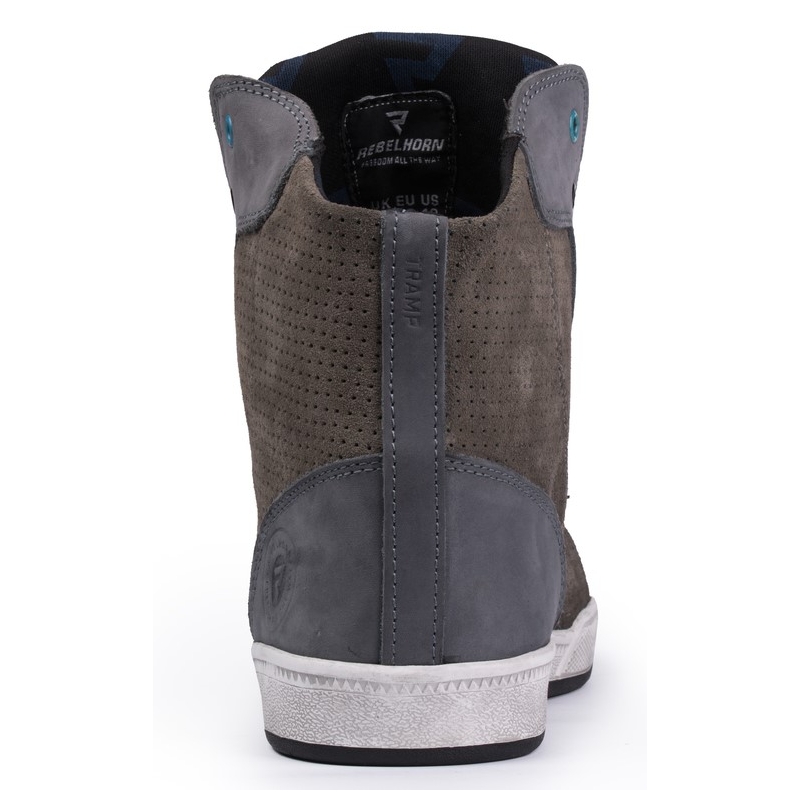 Rebelhorn Tramp Grey Motorcycle Boots