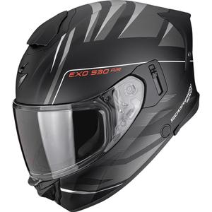 Scorpion EXO-530 Air Tigris integralna motoristična čelada mat črno-srebrna
