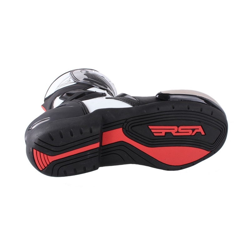 Moto čevlji RSA Racing II belo-črna razprodaja