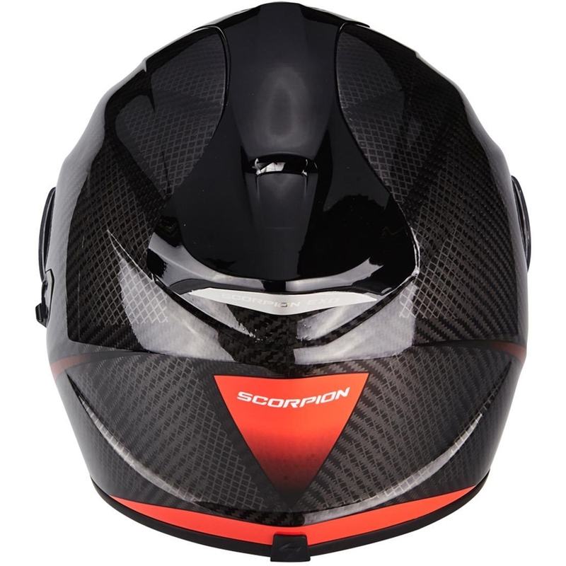 Integralna motoristična čelada Scorpion Exo-1400 Air Carbon rdeča