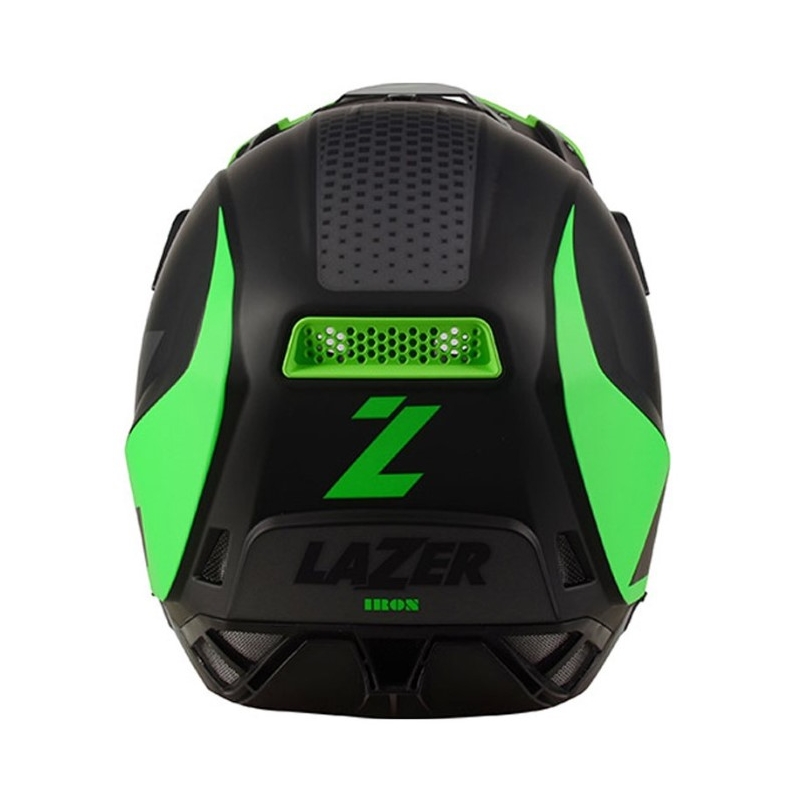 Motokros čelada Lazer X9 Iron black-fluo green