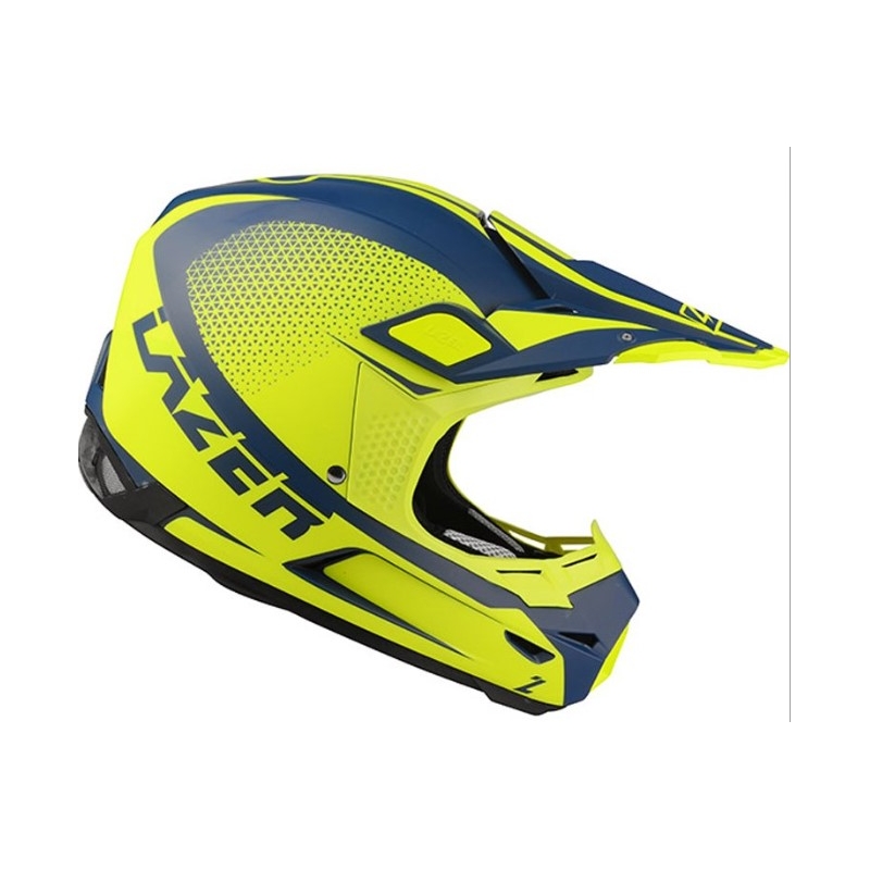 Motokros čelada Lazer X9 Sprocket blue-fluo yellow