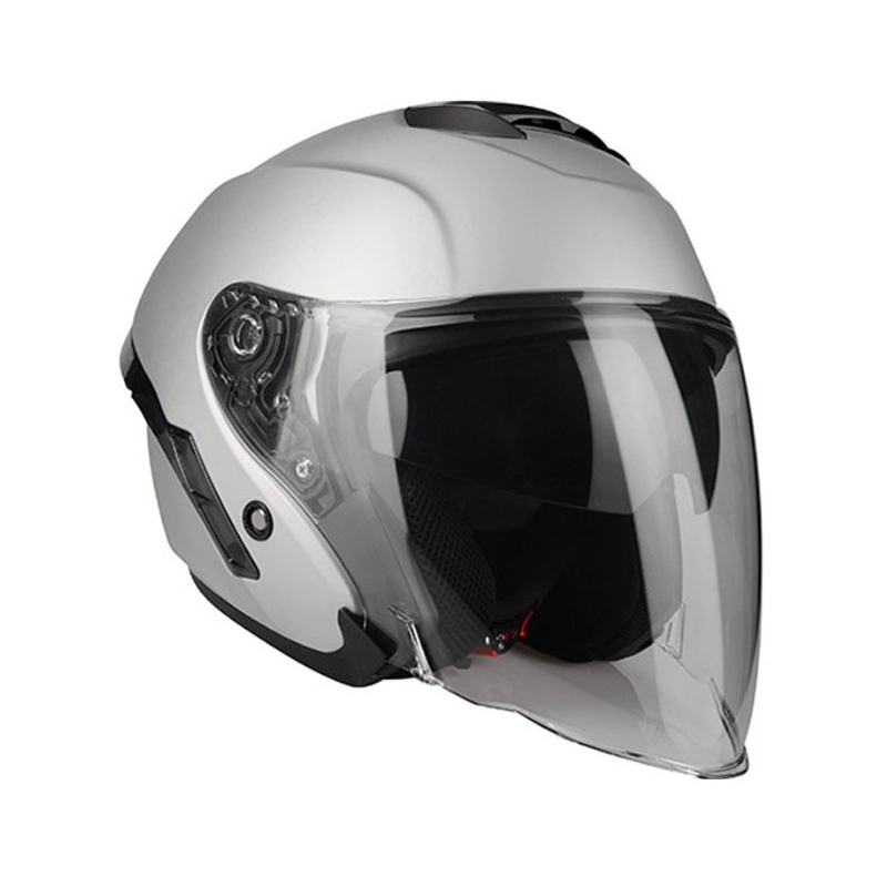 Lazer Tango S Z-Line odprta motoristična čelada srebrna mat