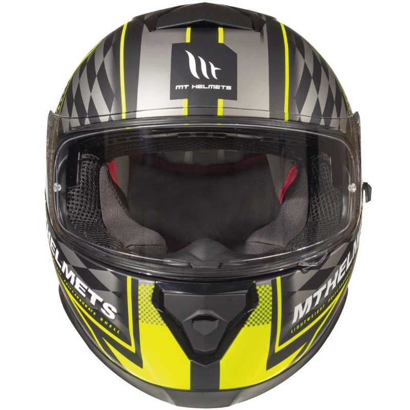 MT Thunder 3 SV Isle Of Man črno-sivo-fluo rumena integralna motoristična čelada