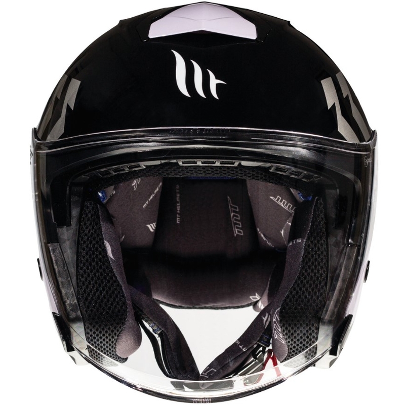 MT Thunder 3 SV Venus Black-Grey-White Odprta motoristična čelada razprodaja