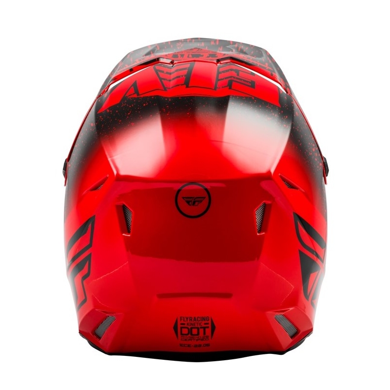 Motokros čelada FLY Racing Kinetic K120 rdeče-črna