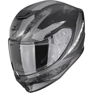 Otroška motoristična čelada Scorpion EXO-JNR Air Tako mat črno-srebrna