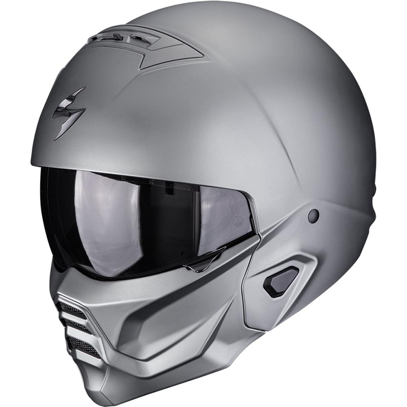 Modularna motoristična čelada Scorpion EXO-COMBAT II Solid mat titanovo siva