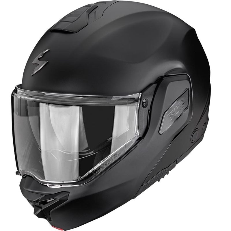 Scorpion EXO-TECH II Solid preklopna motoristična čelada mat črne barve