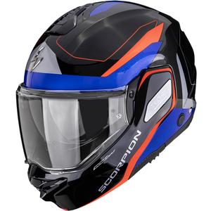 Motoristična čelada Scorpion EXO-TECH II Passager, črno-rdeče-modra