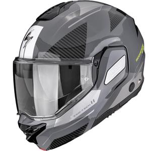 Scorpion EXO-TECH II Void preklopna motoristična čelada srebrno-fluo rumena