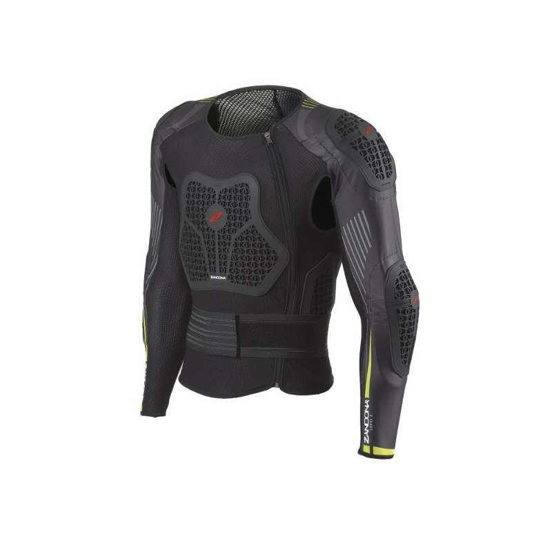 Zaščita za telo Zandona Netcube X6 black-fluo yellow 160-169 cm razprodaja