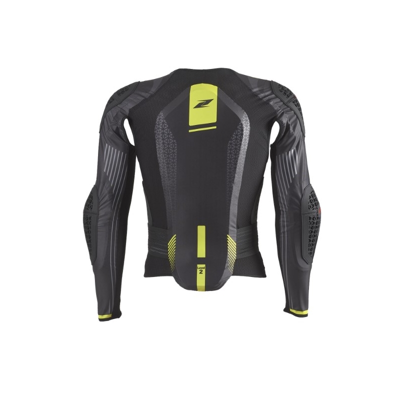 Zaščita za telo Zandona Netcube X6 black-fluo yellow 160-169 cm razprodaja