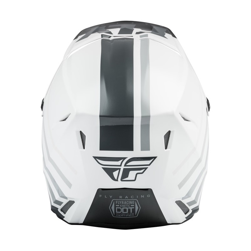 Motokros čelada FLY Racing Kinetic K120 bela-črna-siva