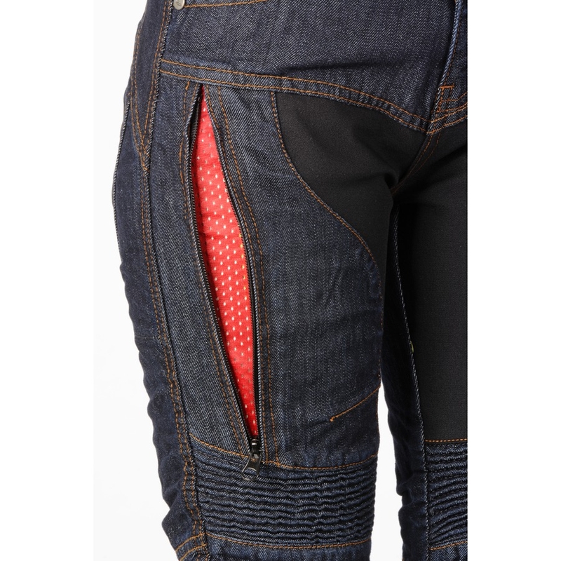 Ženske kavbojke Ayrton Date Blue Motorcycle Jeans