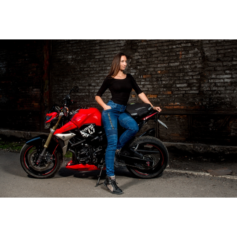 Ženske kavbojke Street Racer Basic modra razprodaja