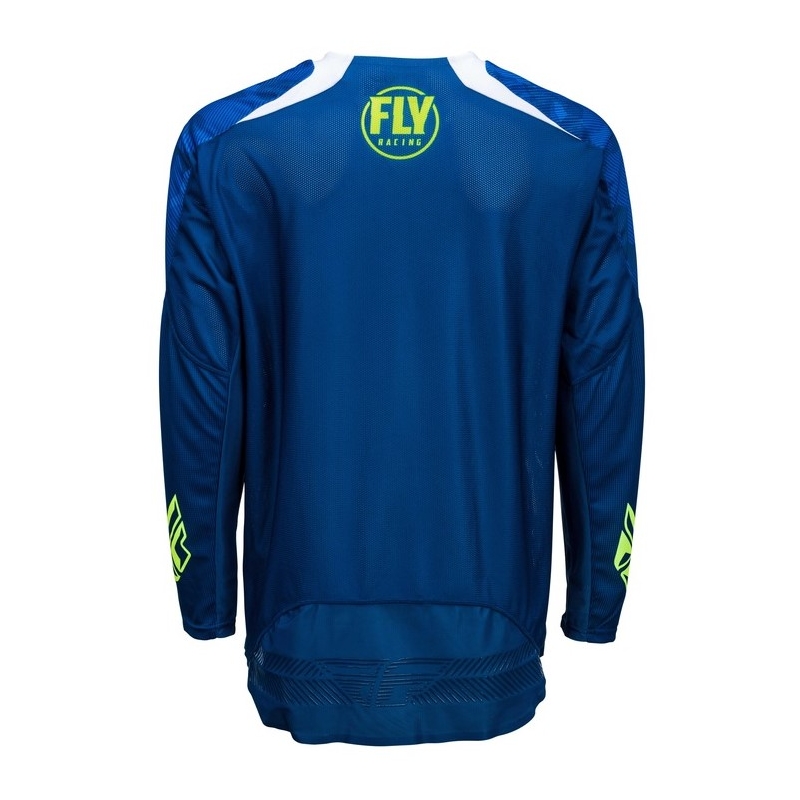Motokros majica FLY Racing Evolution modra in bela
