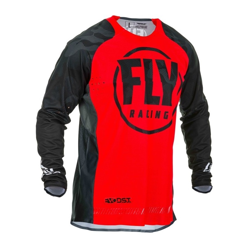 Motokros majica FLY Racing Evolution rdeče-črna