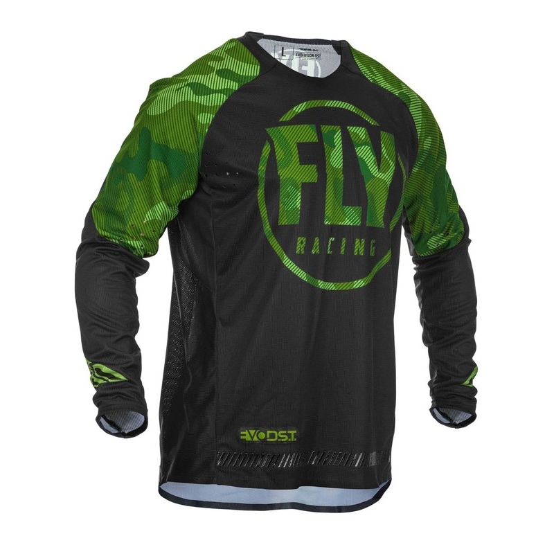 Motokros majica FLY Racing Evolution zeleno-črna