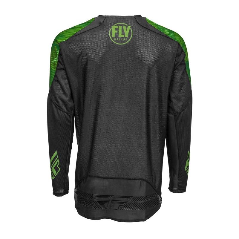 Motokros majica FLY Racing Evolution zeleno-črna