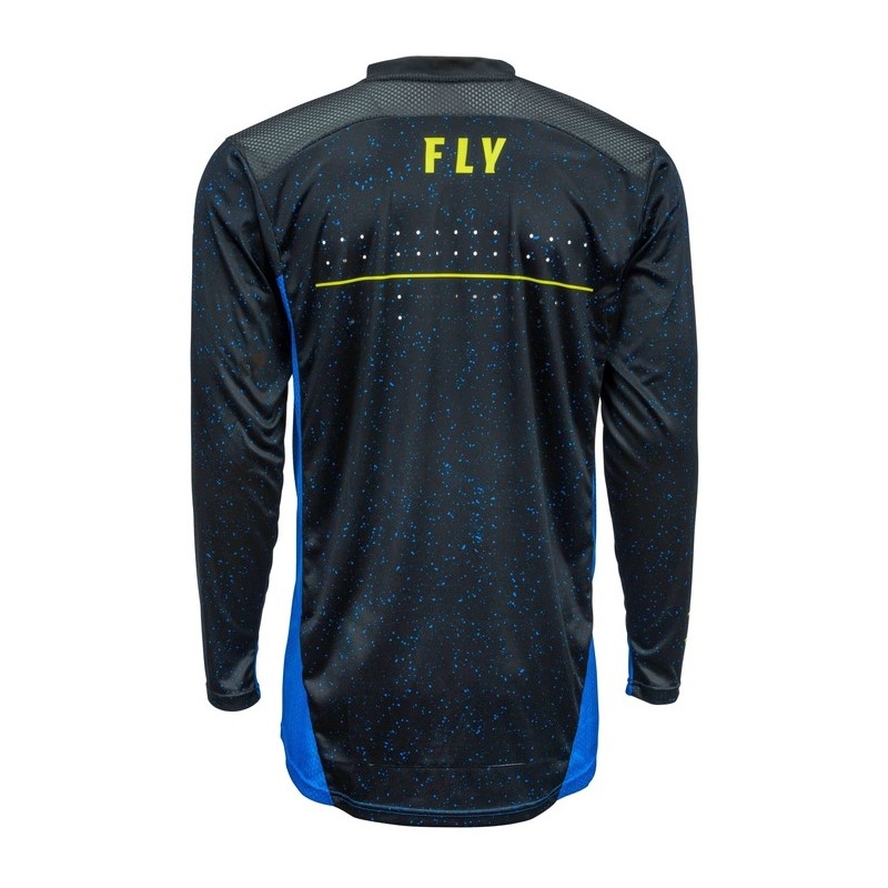 Motokros majica FLY Racing Lite 2020 modro-črna-fluo rumena