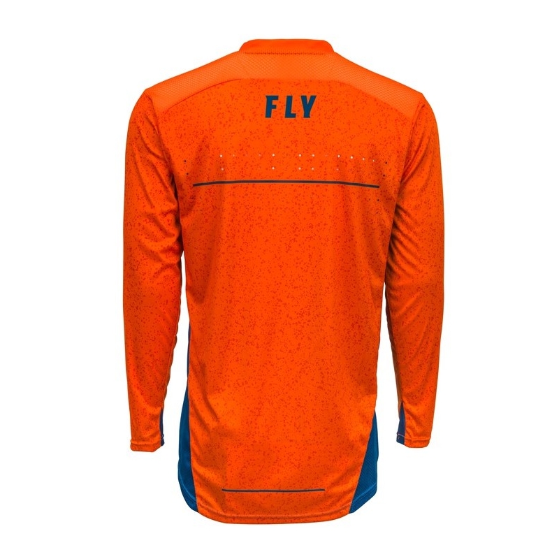 Motokros majica FLY Racing Lite 2020 oranžno-modra
