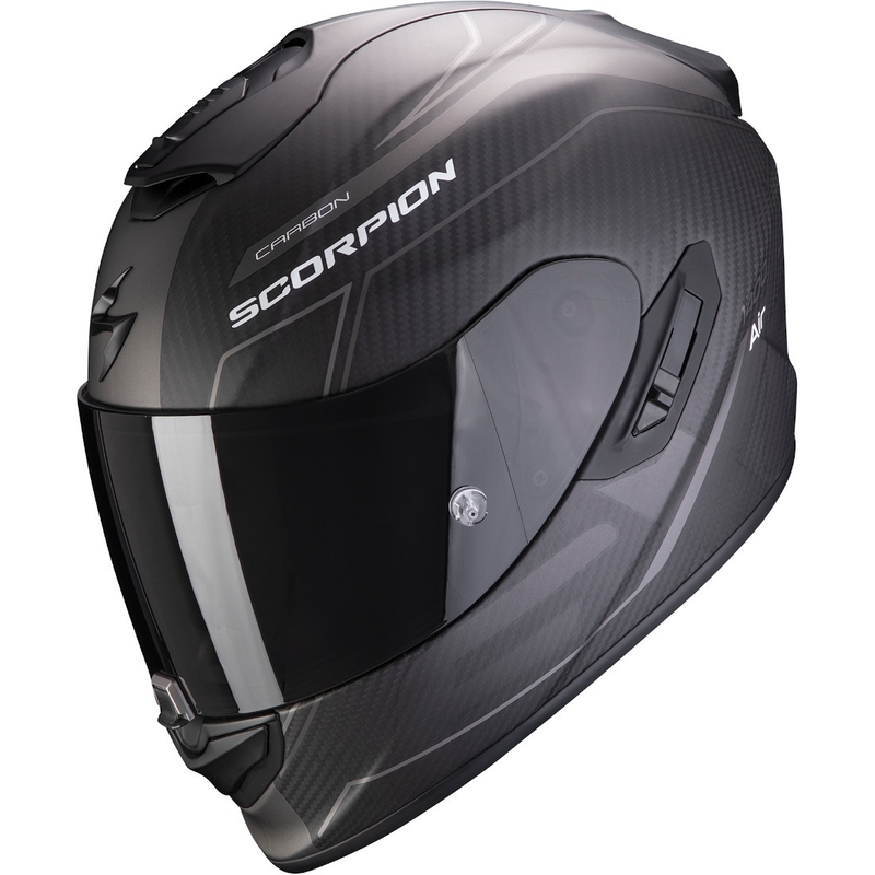 Integralna čelada Scorpion EXO-1400 Carbon Air Beaux black-silver