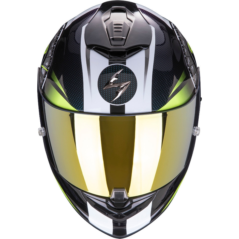 Integralna čelada Scorpion EXO-1400 Air Torque črno-rumena