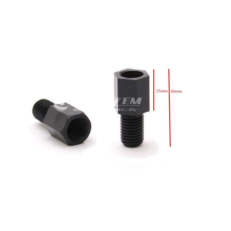 Adapter za ogledalo Vicma, zunanji desni navoj M8/125 - notranji desni navoj M8/125 univerzalni