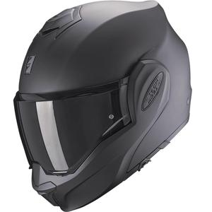 Scorpion EXO-TECH Lite Solid preklopna motoristična čelada mat črne barve
