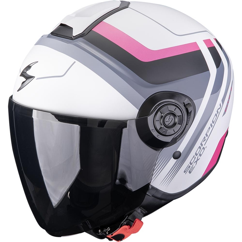 Scorpion EXO-CITY II Sport odprta motoristična čelada mat sivo-roza