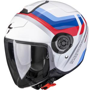Scorpion EXO-CITY II Sport odprta motoristična čelada belo-modro-rdeča