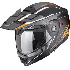 Enduro motoristična čelada Scorpion ADX-2 Walt mat črno-oranžna