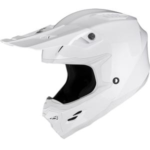 Čelada za motokros Scorpion SMX-10 Solid bela