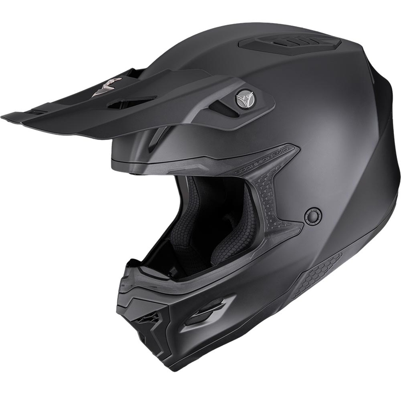 Čelada za motokros Scorpion SMX-10 Solid, mat črna