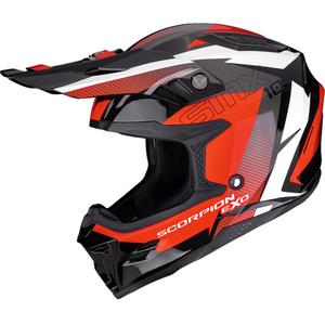 Čelada za motokros Scorpion SMX-10 Speed črno-belo-rdeča