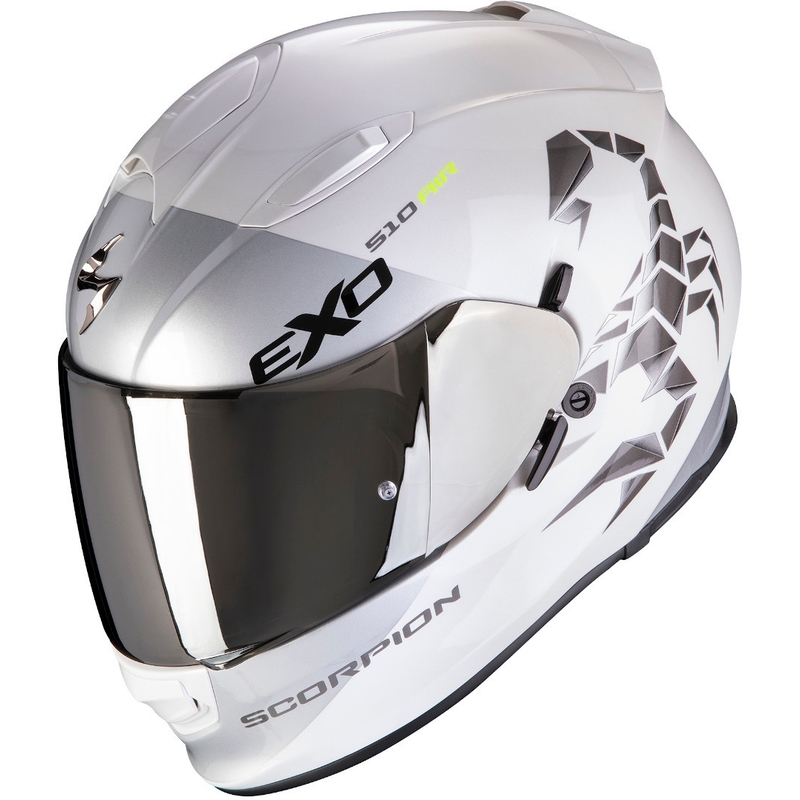 Integralna čelada Scorpion EXO-510 Air Pique belo-srebrna
