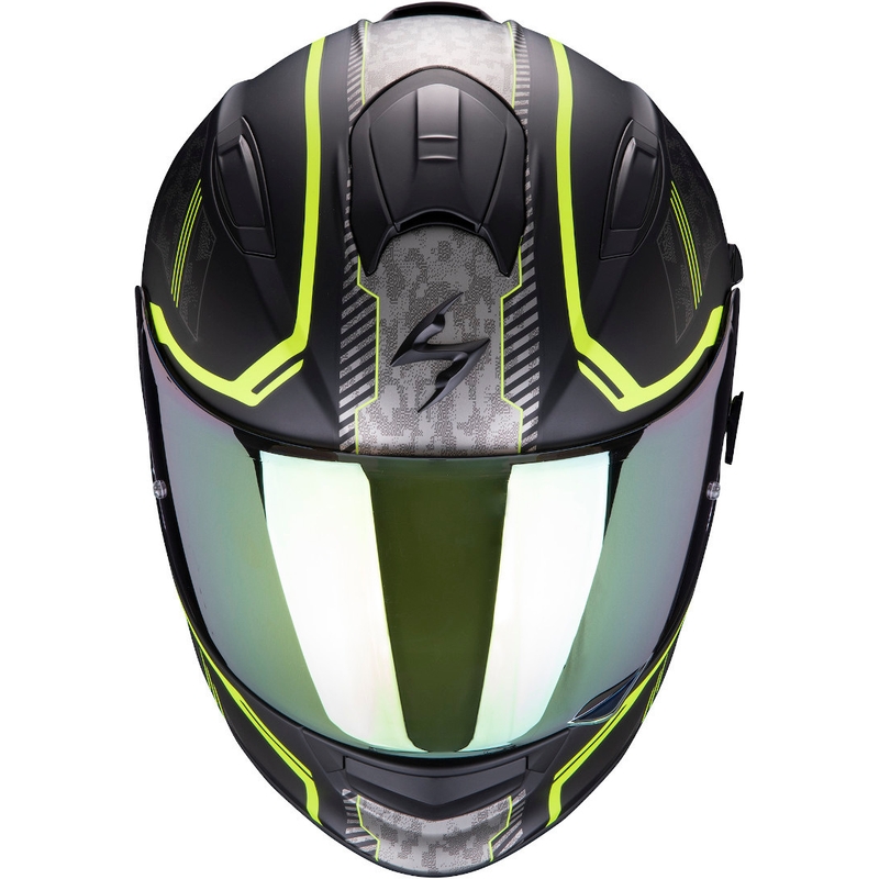 Integralna čelada Scorpion EXO-510 Air Occulta črno-rumena