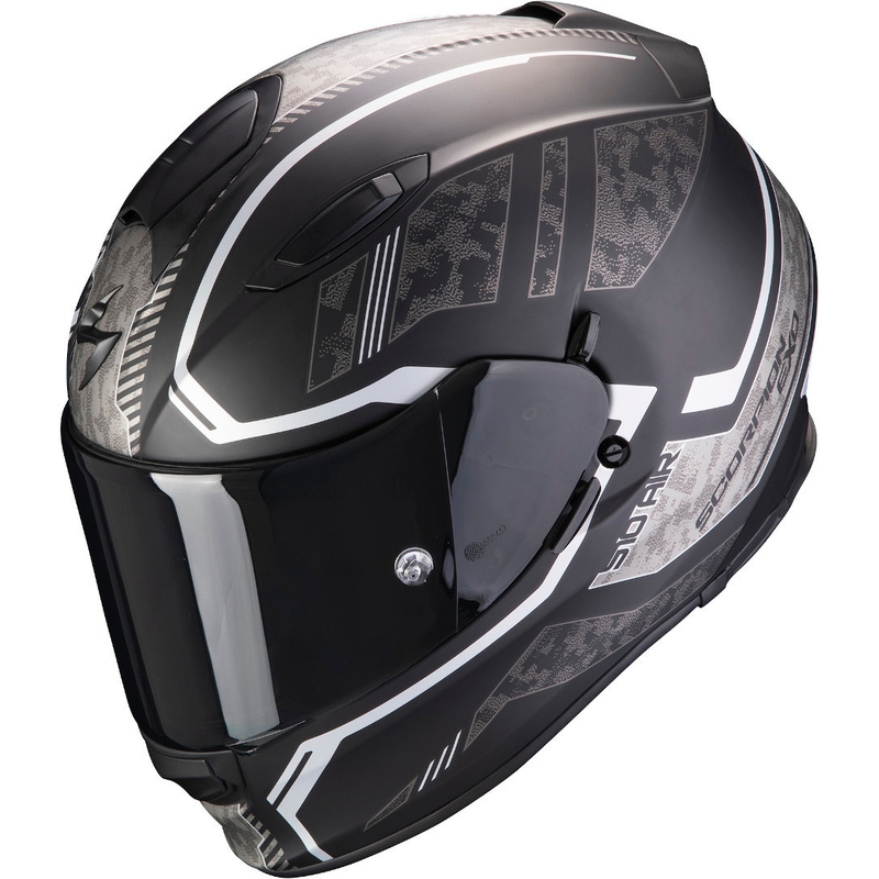 Integralna čelada Scorpion EXO-510 Air Occulta črno-srebrna