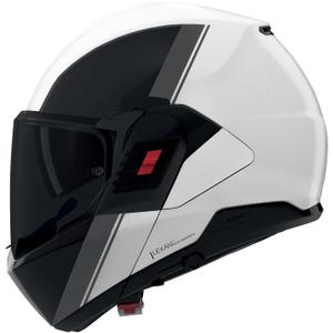 Motoristična čelada Nolan N120-1 Verniciatura Speciale 356 zložljiva biserno-črna-siva