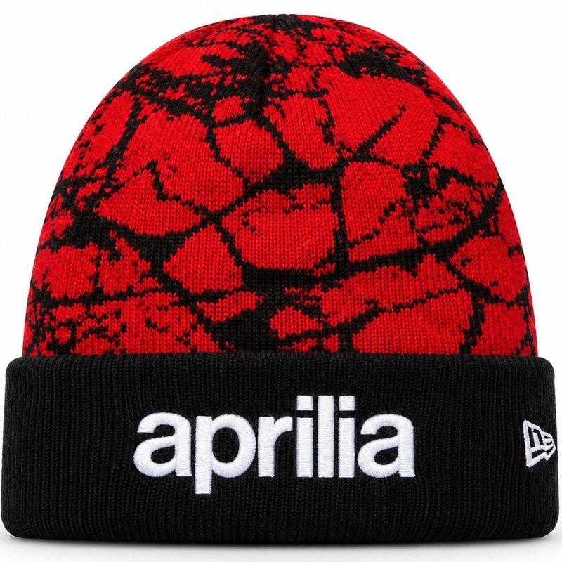 Aprilia Racing kapa z logotipom rdeče-črna