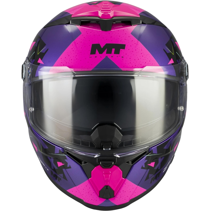 Motoristična čelada MT Thunder 4 R SV Fast C8 vijolično-roza-črna